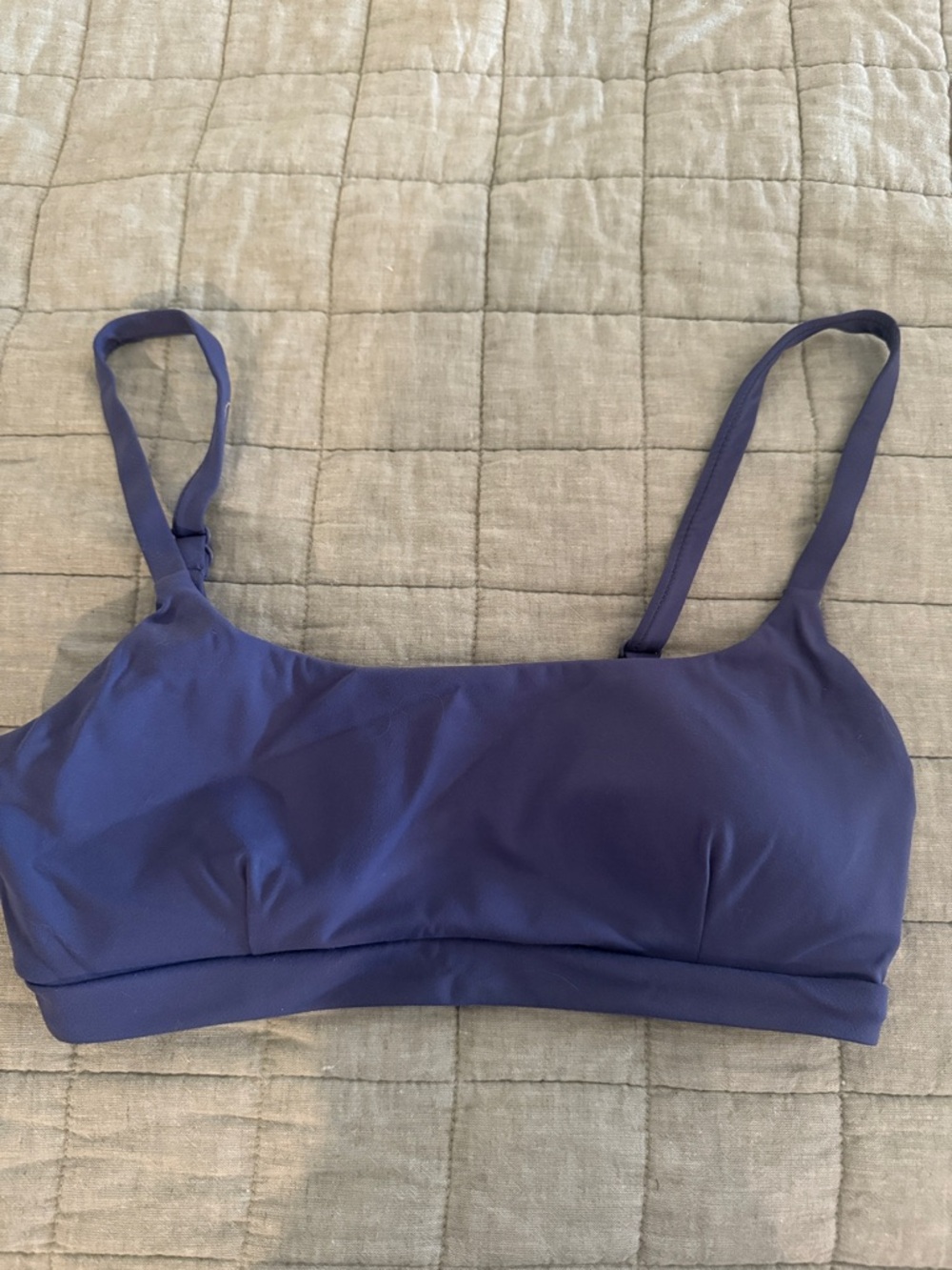 Balance athletica/ vitality sports bra in sapphire purple